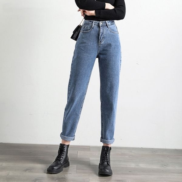shijia trousers casual solid harem jeans ankle-length pants spring women blue jeans high waist loose denim jeans female 201029
shijia trousers casual solid harem jeans ankle-length pants spring women blue jeans high waist loose denim jeans female 201029