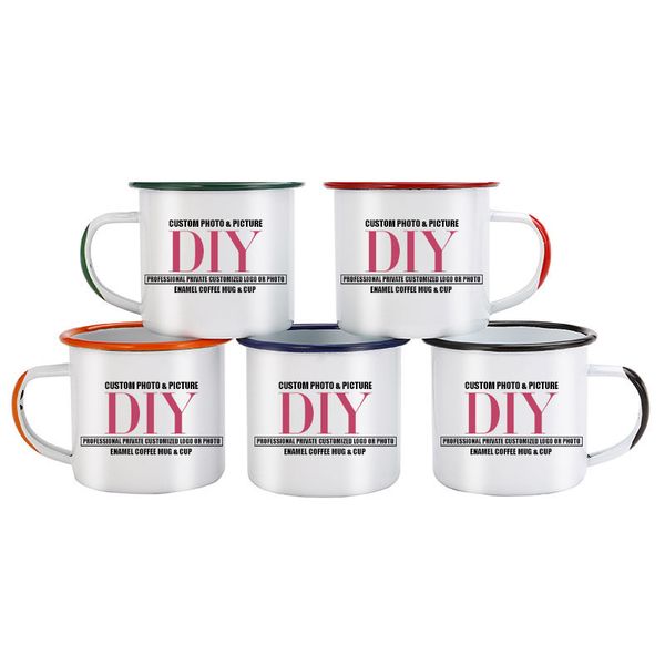 color handle and side port enamel cup customize picture gifts for lovers friends family creative coffee mug q1218
color handle and side port enamel cup customize picture gifts for lovers friends family creative coffee mug q1218