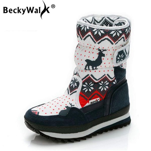 beckywalk мода рождество стиль зимней обувь женщина снега сапоги хорошего качество против скольжения женской обуви теплых сапог женских wsh3, Black
beckywalk мода рождество стиль зимней обувь женщина снега сапоги хорошего качество против скольжения женской обуви теплых сапог женских wsh3, Black