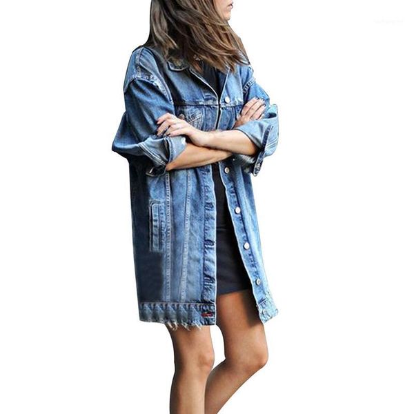 2018 denim jackets women hole boyfriend style long sleeve vintage jean jacket denim loose spring autumn coat jean1, Black;brown
2018 denim jackets women hole boyfriend style long sleeve vintage jean jacket denim loose spring autumn coat jean1, Black;brown