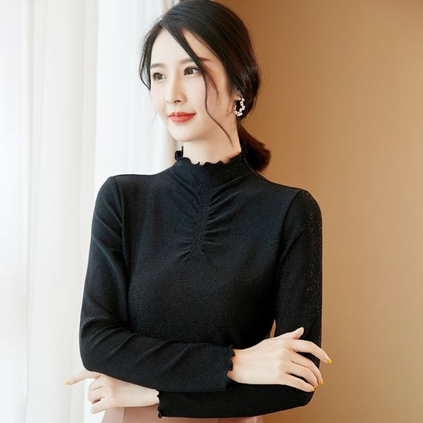 lanxinge 2020 top silk осенью нового женского топ небольшой рубашки мода грибка воротник золотых шелковая вспышка с длинным рукавом дна руба, White
lanxinge 2020 top silk осенью нового женского топ небольшой рубашки мода грибка воротник золотых шелковая вспышка с длинным рукавом дна руба, White