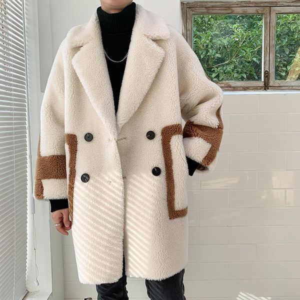 men's trench coats autumn outwear plush jackets chaqueta cuero hombre men winter fleece fur fluffy coat jumper oversized warm, Tan;black
men's trench coats autumn outwear plush jackets chaqueta cuero hombre men winter fleece fur fluffy coat jumper oversized warm, Tan;black