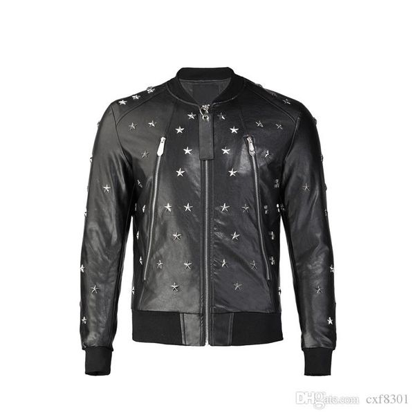 mens designer skulls faux leather jacket hip hop fashion brand clothing casual winter coat man luxury biker jacket, Black
mens designer skulls faux leather jacket hip hop fashion brand clothing casual winter coat man luxury biker jacket, Black