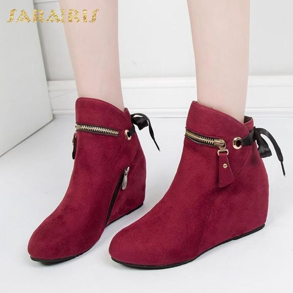 sarairis fashion new concise ins dropship ankle boots women shoes big size 43 wedge high heels lace up shoe ladies boots, Black
sarairis fashion new concise ins dropship ankle boots women shoes big size 43 wedge high heels lace up shoe ladies boots, Black