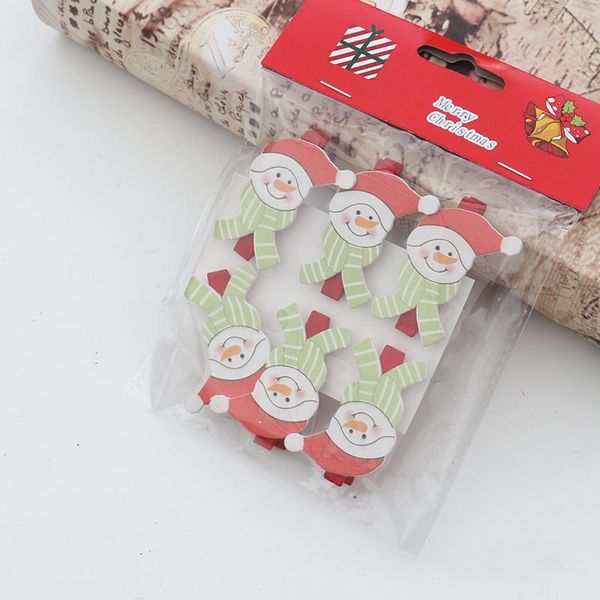 wooden clip party decoration picture wall clip diy santa claus christmas ornament home children's gift
wooden clip party decoration picture wall clip diy santa claus christmas ornament home children's gift