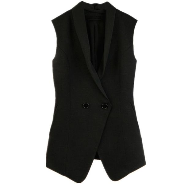 2020 spring autumnwomen v-neck sleeveless formal black slim offive lady double breasted blazer vest plus size 2xl, Black;white
2020 spring autumnwomen v-neck sleeveless formal black slim offive lady double breasted blazer vest plus size 2xl, Black;white