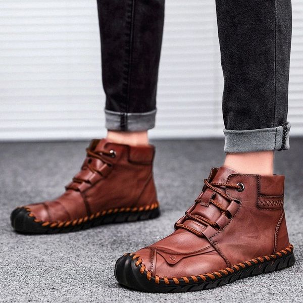 2020 new fashion shoes men plus size 38-48 lace-up leather casual shoes high-boots cool loafers flats mans footwear #j61e
2020 new fashion shoes men plus size 38-48 lace-up leather casual shoes high-boots cool loafers flats mans footwear #j61e