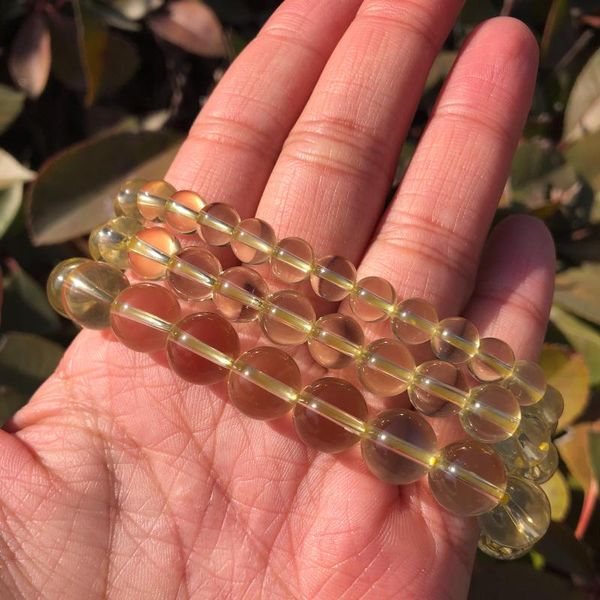 natural quartz lemon citrine bracelet round beads crystal healing stone fashion women jewelry gift, Black
natural quartz lemon citrine bracelet round beads crystal healing stone fashion women jewelry gift, Black
