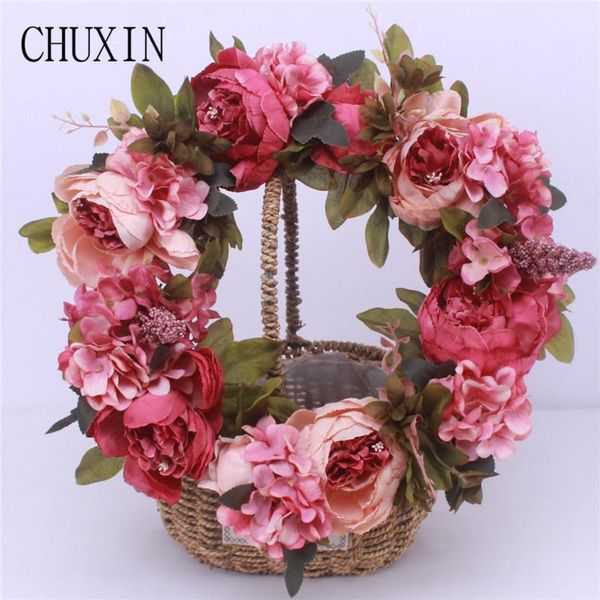 simulation rose wreath wedding bride tiara fake flower family l wall dress up valentine's day decoration flower 1pcs
simulation rose wreath wedding bride tiara fake flower family l wall dress up valentine's day decoration flower 1pcs