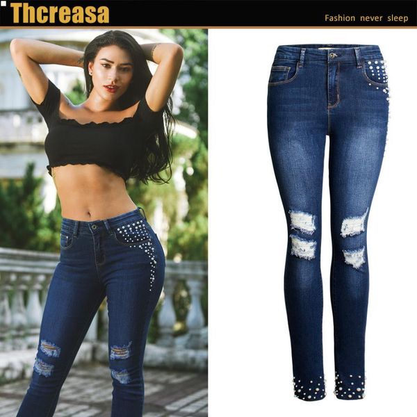 female trousers woman women designer jeans femme womens womans clothes new pants elastic women denim clothes simplicity ripped f0285, Blue
female trousers woman women designer jeans femme womens womans clothes new pants elastic women denim clothes simplicity ripped f0285, Blue