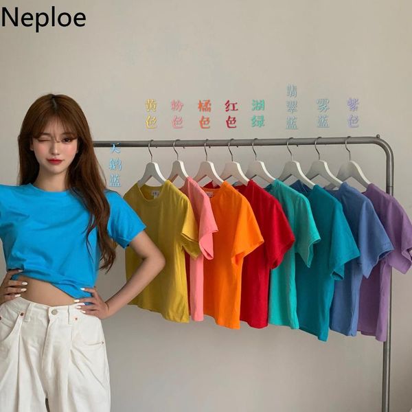 neploe candy color t shirts women solid o neck short sleeve female summer 2020 new loose casual cotton ladies tees 1d245, White
neploe candy color t shirts women solid o neck short sleeve female summer 2020 new loose casual cotton ladies tees 1d245, White