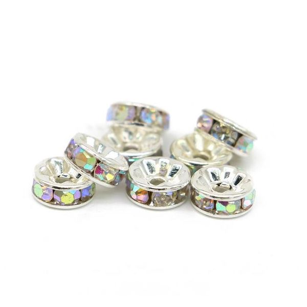 all size rondelle spacer beads silver tone crystal ab czech crystal for jewelry making, 100pcs/bag, ia001-05 a19pq
all size rondelle spacer beads silver tone crystal ab czech crystal for jewelry making, 100pcs/bag, ia001-05 a19pq