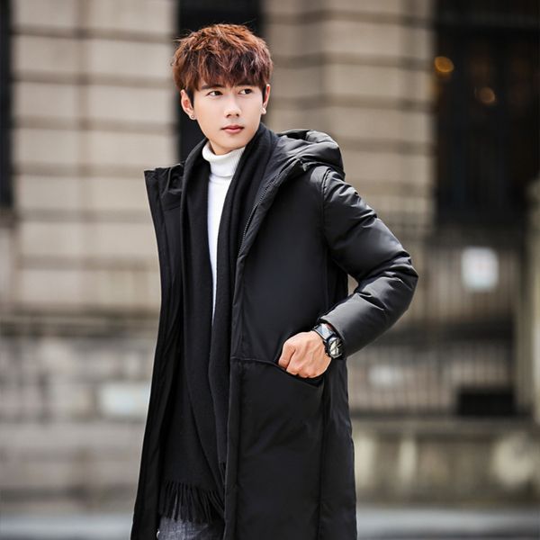 new down medium and thickened et korean winter long men's trendy big bag, Black
new down medium and thickened et korean winter long men's trendy big bag, Black