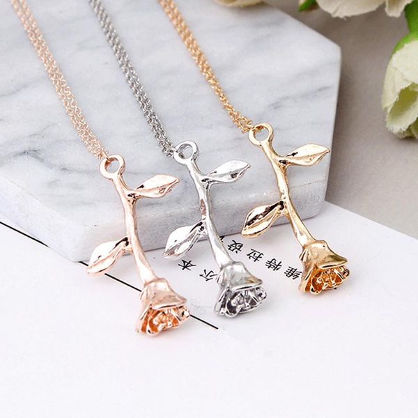 delicate rose flower statement necklace women charm choker boho jewelry bijoux femme collier valentine's day gifts, Silver
delicate rose flower statement necklace women charm choker boho jewelry bijoux femme collier valentine's day gifts, Silver
