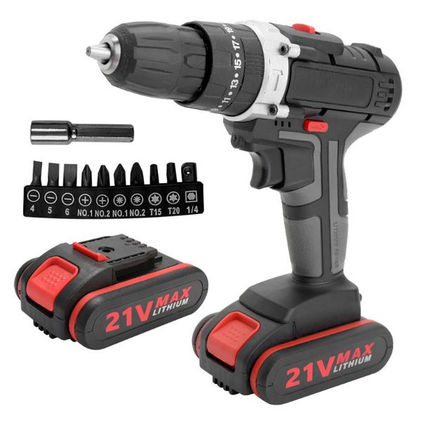 multifunctional electric impact cordless drill high-power lithium battery wireless rechargeable hand drills diy power tools
multifunctional electric impact cordless drill high-power lithium battery wireless rechargeable hand drills diy power tools