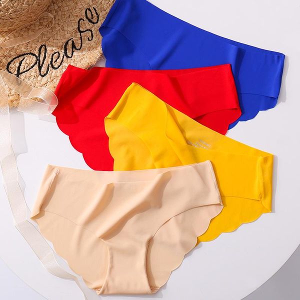 female underwear solid women's panties ice silk seamless panties for women one-piece briefs for ladies big size panti lot, Black;pink
female underwear solid women's panties ice silk seamless panties for women one-piece briefs for ladies big size panti lot, Black;pink