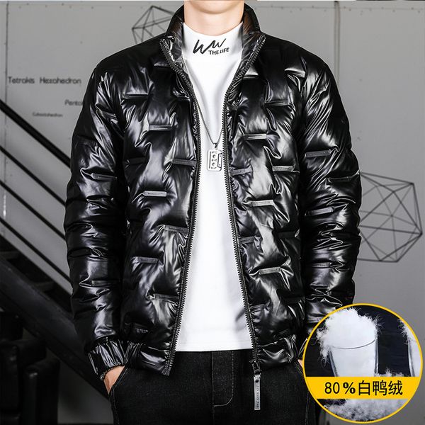short bright face down jaet men's autumn and light coat 2020 new trend cool winter fashion brand, Black
short bright face down jaet men's autumn and light coat 2020 new trend cool winter fashion brand, Black