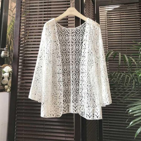 solid white embroidery short wrap outwear sea holiday summer cover-ups beach style hollow out women short open stitch blouse1
solid white embroidery short wrap outwear sea holiday summer cover-ups beach style hollow out women short open stitch blouse1