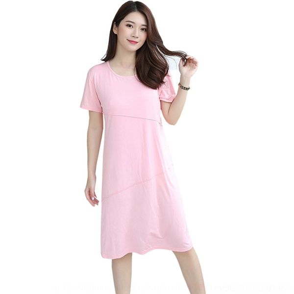 wliux new mwtsv 2020 women's new large short sleeve dress with round neck and thin modal dress summer, Black;gray
wliux new mwtsv 2020 women's new large short sleeve dress with round neck and thin modal dress summer, Black;gray