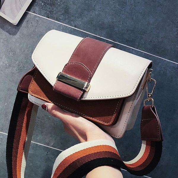 etaill ladies panelled messenger bags pu leather shoulder bags with stripe wide strap women crossbody bag for girl
etaill ladies panelled messenger bags pu leather shoulder bags with stripe wide strap women crossbody bag for girl