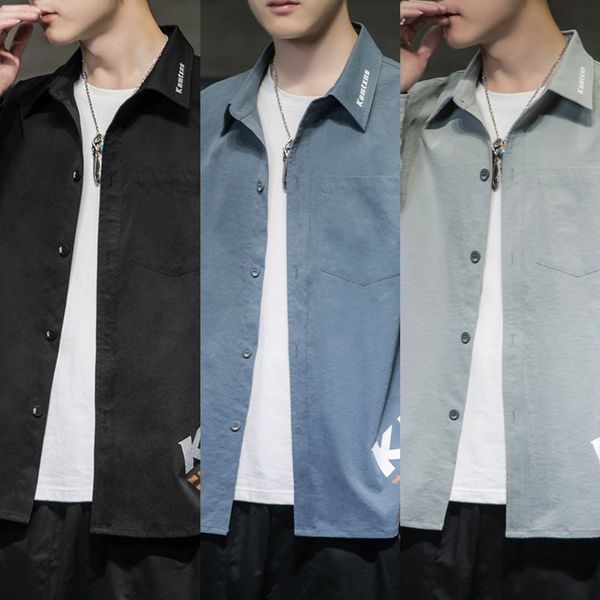 new men's korean long sleeve trend in spring and autumn 2020 new men's korean long sleeve trend in spring and shirt shirt autumn 2, Blue
new men's korean long sleeve trend in spring and autumn 2020 new men's korean long sleeve trend in spring and shirt shirt autumn 2, Blue