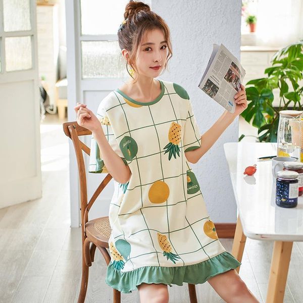 cotton sleepwear women summer new pineapple japanese girl nightdress lotus leaf cotton loose casual comfortable women sleepwear1, Black;red
cotton sleepwear women summer new pineapple japanese girl nightdress lotus leaf cotton loose casual comfortable women sleepwear1, Black;red