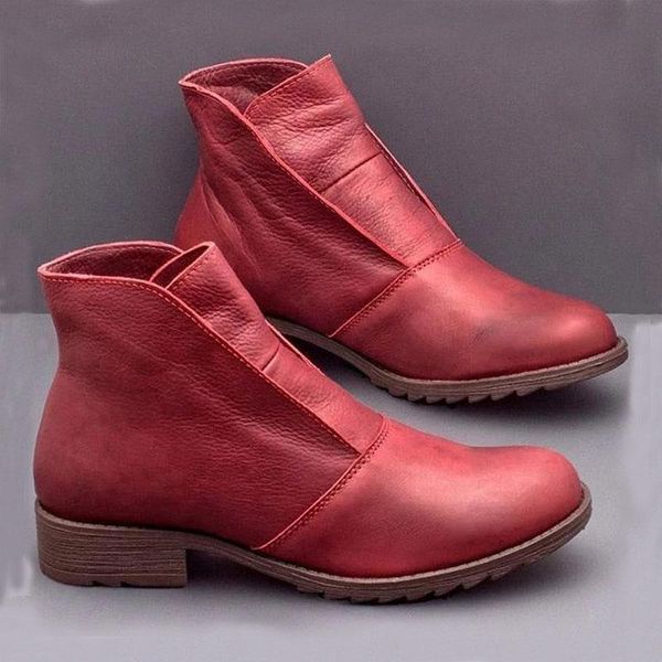 boots women slip-on ankle woman square low heel short bootee female spring autumn casual retro shoes brown red big size 42 43, Black
boots women slip-on ankle woman square low heel short bootee female spring autumn casual retro shoes brown red big size 42 43, Black