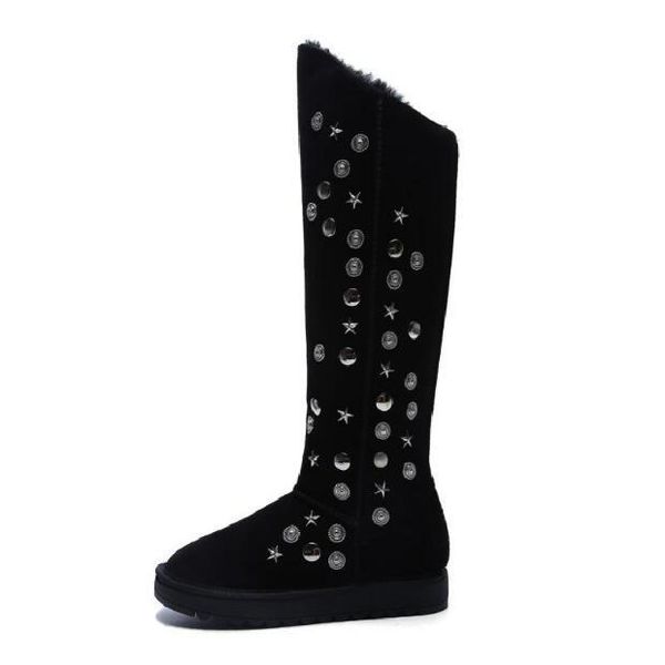2020 a sheep skin five-star rivet to high-end artisanal planes women snow boots g99o, Black
2020 a sheep skin five-star rivet to high-end artisanal planes women snow boots g99o, Black