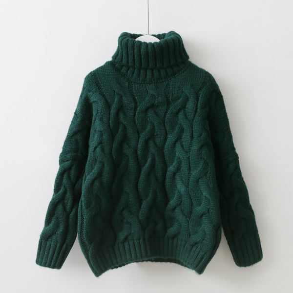 winter thicken women knitted sweater twist turtleneck knitting pullover green white blue brown female cashmere sweater 0.65kg, White;black
winter thicken women knitted sweater twist turtleneck knitting pullover green white blue brown female cashmere sweater 0.65kg, White;black
