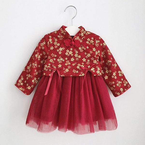chinese girls kids princess tang cheongsam r chinese new year tang suit princess costume dresses spring festival clothes, Red;yellow
chinese girls kids princess tang cheongsam r chinese new year tang suit princess costume dresses spring festival clothes, Red;yellow