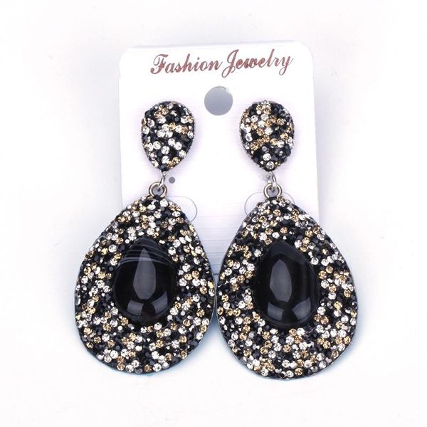 vintage brinco black water drop onyx semi precious stone pendant charm pave rhinestone big dangle earrings for women gift, Silver
vintage brinco black water drop onyx semi precious stone pendant charm pave rhinestone big dangle earrings for women gift, Silver