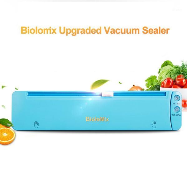 vacuum food sealing machine biolomix sealer with built-in cutter 220v automatic packing 10 bags packer for kitchen blue1
vacuum food sealing machine biolomix sealer with built-in cutter 220v automatic packing 10 bags packer for kitchen blue1