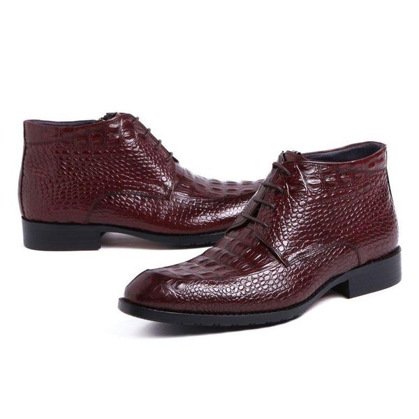 business design italy new man high formal brand genuine leather lace up wedding dress shoes pointed toe zapatos, Black
business design italy new man high formal brand genuine leather lace up wedding dress shoes pointed toe zapatos, Black