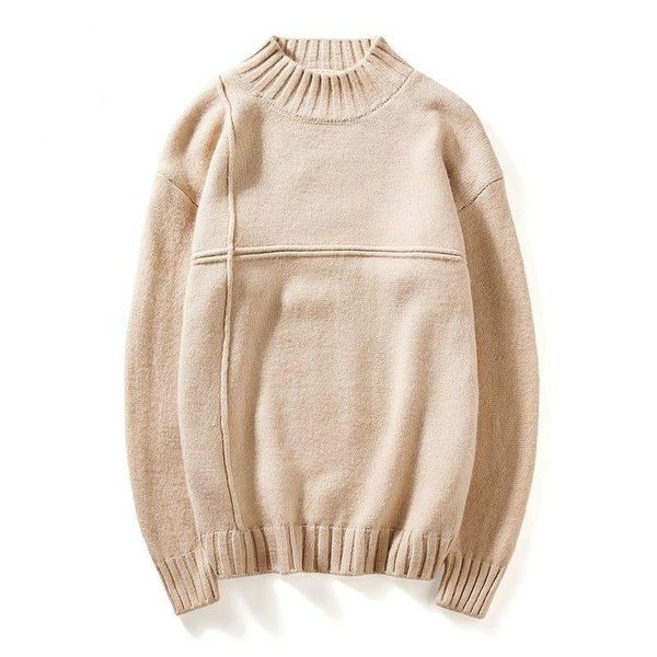 men's sweaters 2021 autumn winter men fashion sweater male turtleneck solid color loose casual large size knitted pullovers d236, White;black
men's sweaters 2021 autumn winter men fashion sweater male turtleneck solid color loose casual large size knitted pullovers d236, White;black