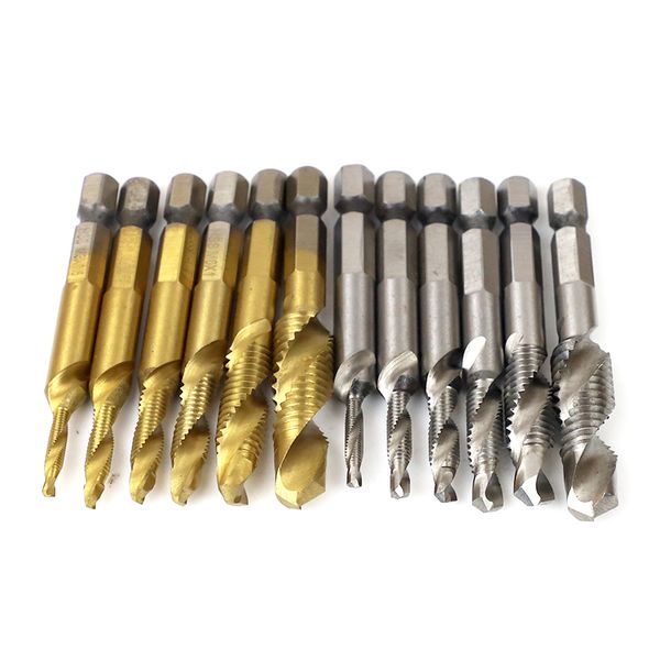 hss6542 комбинация сверло метчик 1/4 hex хвостовика машины ручной отводы titanium m3 m4 m5 m6 m8 m10 tap дрель зенковки
hss6542 комбинация сверло метчик 1/4 hex хвостовика машины ручной отводы titanium m3 m4 m5 m6 m8 m10 tap дрель зенковки