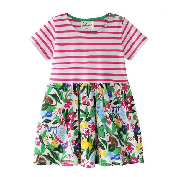 jumping meters retail short sleeve dress stripe flowers baby girl dresses autumn spring girl dress child frocks sell dresses1, Red;yellow
jumping meters retail short sleeve dress stripe flowers baby girl dresses autumn spring girl dress child frocks sell dresses1, Red;yellow