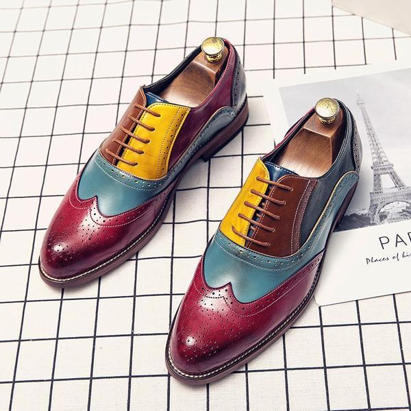 size 38~48 men dress shoes handmade brogue style paty leather wedding shoes men flats leather oxfords formal1, Black
size 38~48 men dress shoes handmade brogue style paty leather wedding shoes men flats leather oxfords formal1, Black