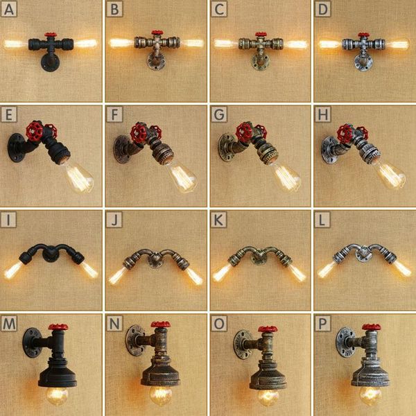 ac110-220v vintage industrial wall sconce lights wandlamp retro wall lamp 110v-220v e27 water pipe retro lighting fixtures
ac110-220v vintage industrial wall sconce lights wandlamp retro wall lamp 110v-220v e27 water pipe retro lighting fixtures