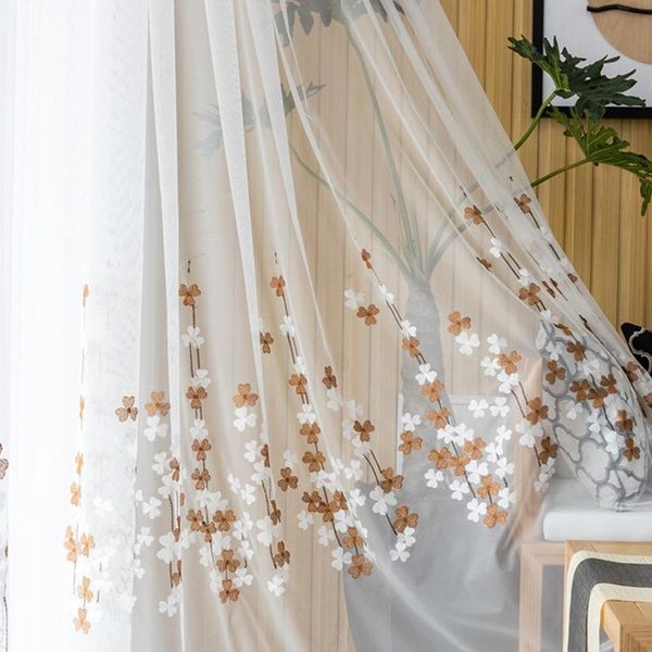 embroidered white tulle curtains sheer for living room bedroom window drapes home decor brown floral curtain
embroidered white tulle curtains sheer for living room bedroom window drapes home decor brown floral curtain