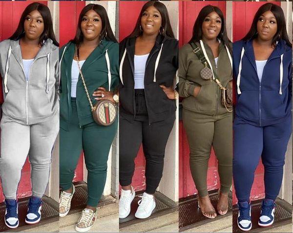 women's tracksuits autumn selling women solid outfits lady's full sleeve zipper hoodies + high waist sport pants two piece sets, Gray
women's tracksuits autumn selling women solid outfits lady's full sleeve zipper hoodies + high waist sport pants two piece sets, Gray