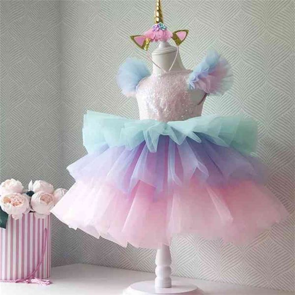 girls rainbow unicorn princess dress cake layers tutu prom gown for kids children wedding evening formal party pageant vestidos, Red;yellow
girls rainbow unicorn princess dress cake layers tutu prom gown for kids children wedding evening formal party pageant vestidos, Red;yellow
