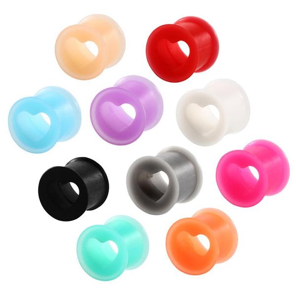 4-25mm 20pcs/lot sile heart-shaped ear plugs tunnels piercing ear expander stretcher gauges earrings piercing body jewelry q sqcbxk, Silver
4-25mm 20pcs/lot sile heart-shaped ear plugs tunnels piercing ear expander stretcher gauges earrings piercing body jewelry q sqcbxk, Silver