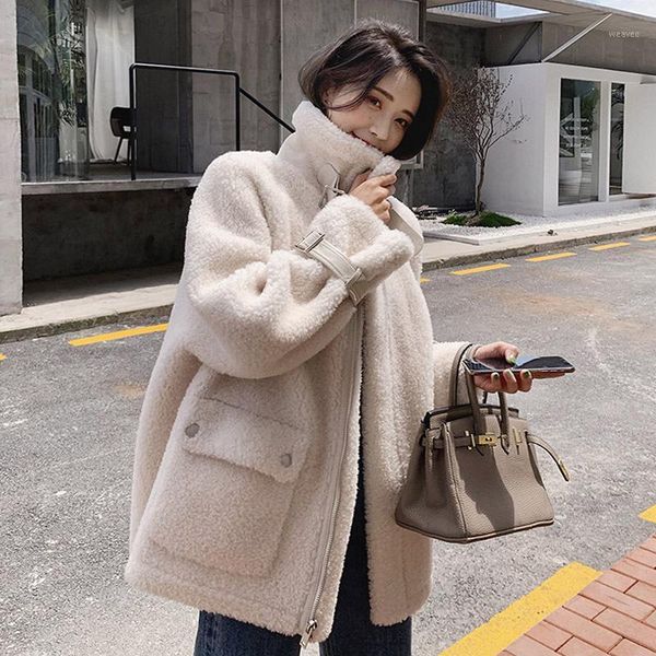 autumn winter coat women fluffy jacket autumn zipper plush thick casual plus size lamb winter faux fur coat female overcoat 82131, Black
autumn winter coat women fluffy jacket autumn zipper plush thick casual plus size lamb winter faux fur coat female overcoat 82131, Black