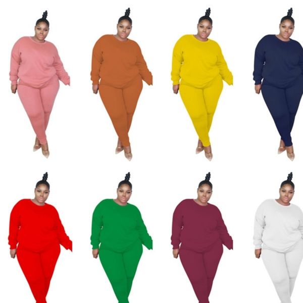 women designer trasksuit 2021 spring plus size 3xl thin sweater two-piece suit jacket pants solid color sports set sale boutique g11804, White
women designer trasksuit 2021 spring plus size 3xl thin sweater two-piece suit jacket pants solid color sports set sale boutique g11804, White