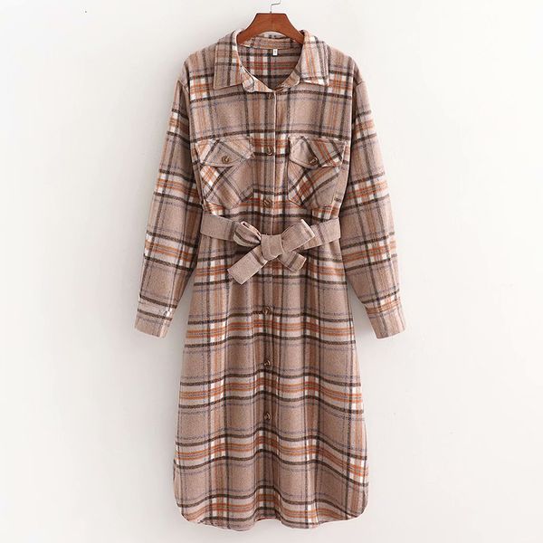 2021 new autumn winter woolen women's plaid clothing fashion women jacket belt long overcoat female casual wool coat 9j49, Black
2021 new autumn winter woolen women's plaid clothing fashion women jacket belt long overcoat female casual wool coat 9j49, Black