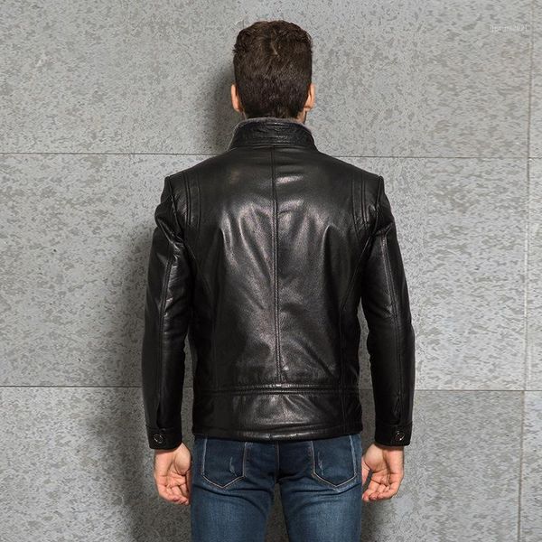 men's leather & faux 2021 genuine jacket men winter goatskin coat sheep shearing men's jackets 3367 kj30061, Black
men's leather & faux 2021 genuine jacket men winter goatskin coat sheep shearing men's jackets 3367 kj30061, Black