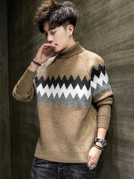 men's sweaters sweater round neck autumn and winter korean style color matching loose bottomed shirt coat f, White;black
men's sweaters sweater round neck autumn and winter korean style color matching loose bottomed shirt coat f, White;black