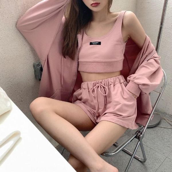 casual coat vest coatsuit women's fall 2020 new loose coat with vestkorean sports shorts solid color three piece set 7rpl9, Gray
casual coat vest coatsuit women's fall 2020 new loose coat with vestkorean sports shorts solid color three piece set 7rpl9, Gray
