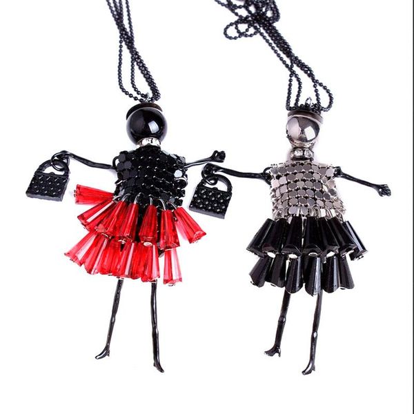 1piece bead dress long chain handmade necklace for lover gifts jewelry women fashion doll pendant necklaces, Silver
1piece bead dress long chain handmade necklace for lover gifts jewelry women fashion doll pendant necklaces, Silver