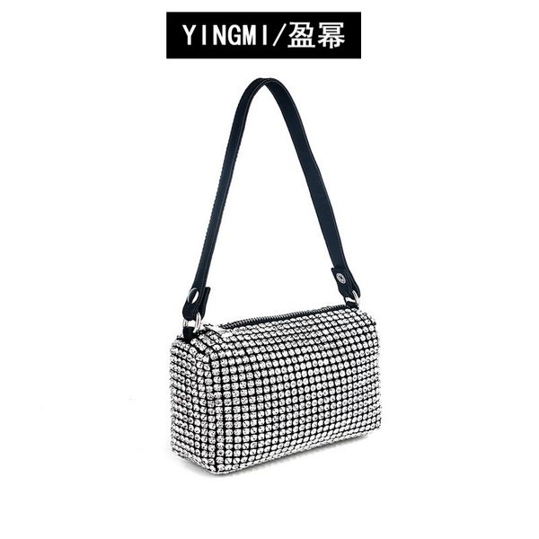 fashionable european and american handbag single shoulder bags with rhinestone inlaid women's party dating bag
fashionable european and american handbag single shoulder bags with rhinestone inlaid women's party dating bag